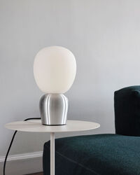 Buddy Table Lamp Brushed Aluminium / Opal