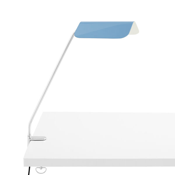 Apex Skrivebordslampe med klemme Pastelblå