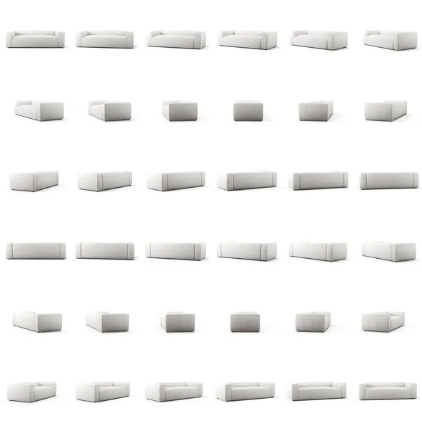 Grand Sofa 2-seters Moon White
