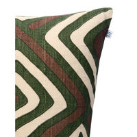 Gujarat Kuddfodral 50x50 cm Taupe/Cactus Green