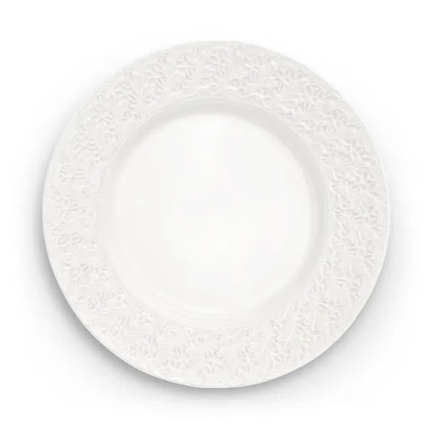 Lace Tallrik 32 cm Vit