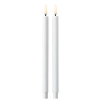 Taper Candles By Uyuni Led-Ljus 2-pack Vit