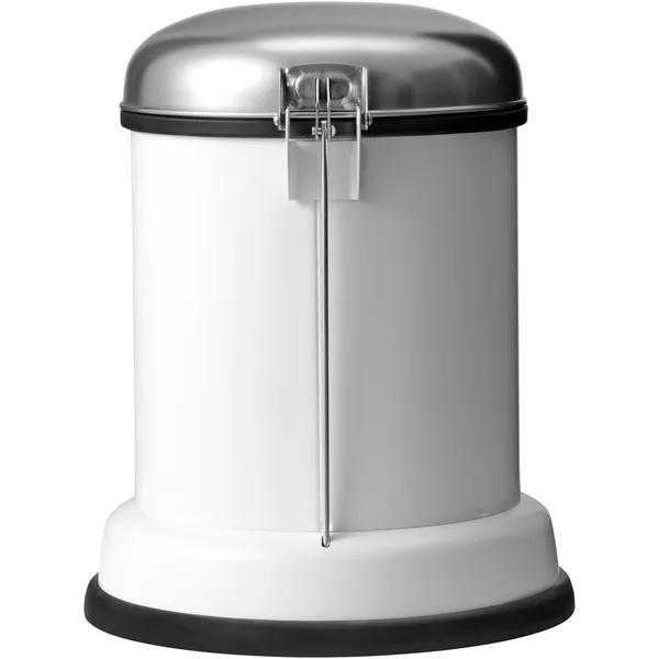 14 Pedalbøtte Hvit 8 L