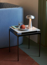 Sett LN11 Sidebord 40x40 cm Bianco Carrera