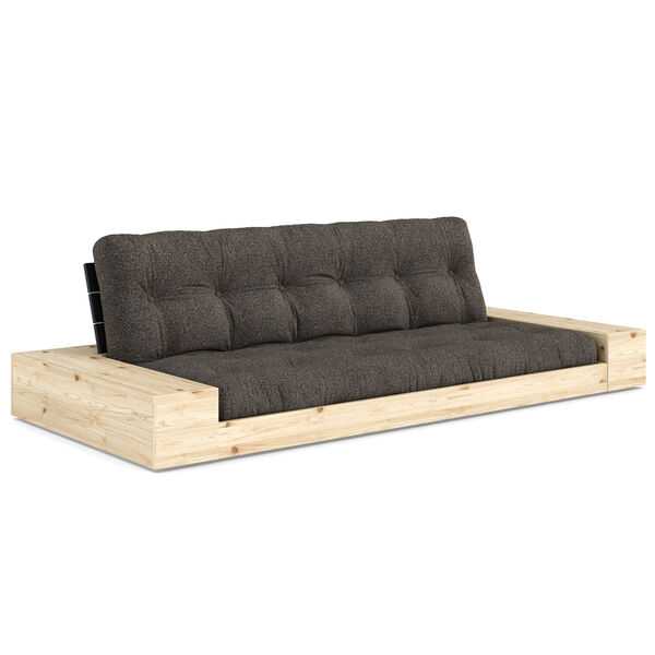 Base Sofa Bed With Storage Black Night / Mellow Brown