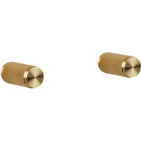 Linear Knoppar 2-pack Mässing