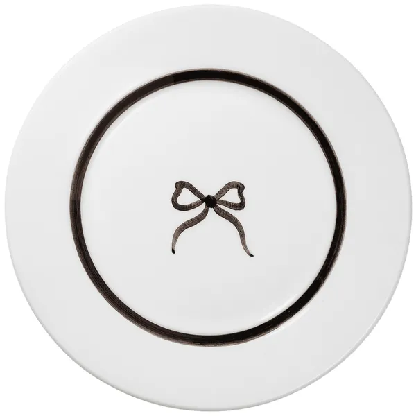 Bow Sidetallerken 22 cm Sort
