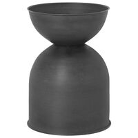 Hourglass Potte Small Sort/Mørk Grå