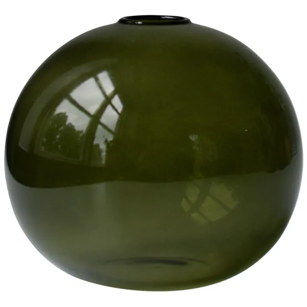 Ball Vas Ø10 cm Grön