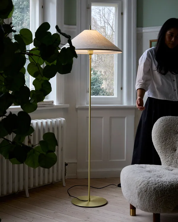 Tafta Golvlampa Ø52 cm Natur