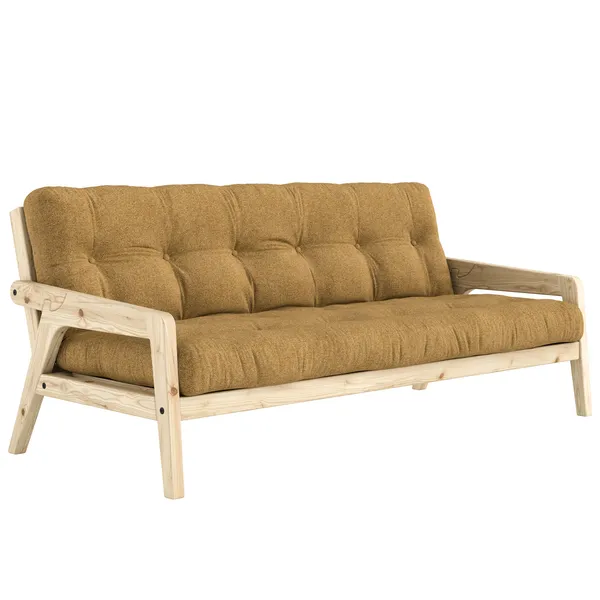 Grab Sofa Bed Raw / Golden Ochre