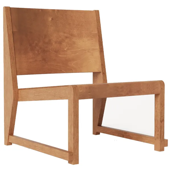 Easy Chair 01 Loungestol Warm Brown