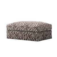 Betræk Til Le Grand Air Fodskammel Chenille Zebra