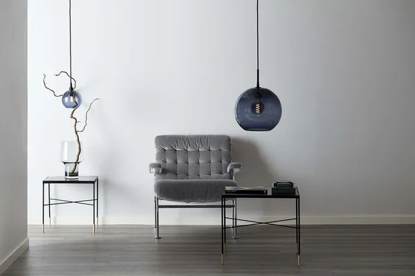 Gloria Lampeskærm 380 mm Blå