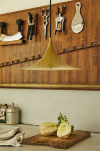 Semi Pendel Ø47 cm Glossy Fennel Seed