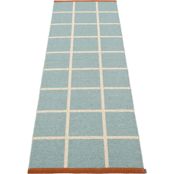 Criss Plastmatte Haze / Cream / Rust 70x225 cm