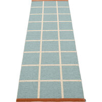 Criss Plastmatte Haze / Cream / Rust 70x225 cm