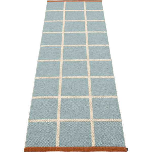 Criss Plastmatte Haze / Cream / Rust 70x225 cm