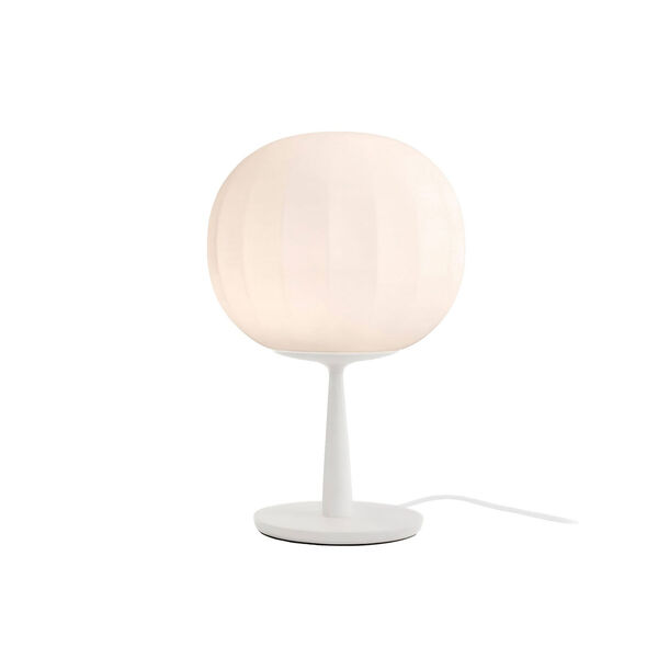 Lita Pöytävalaisin 18 cm Valkoinen / Opaalilasi