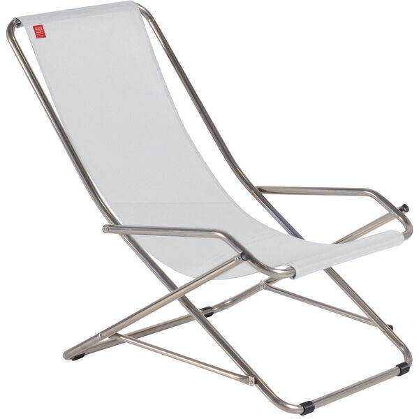 Dondolina Loungestol White Grey