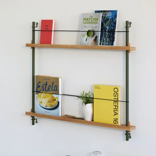 Magazine Hylly 73x85 cm Tammi/Vihreä