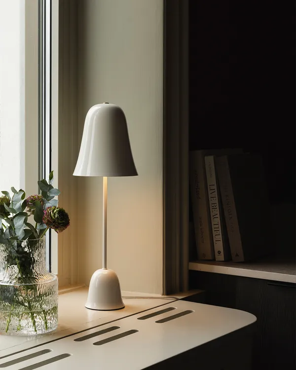 Blåklockan Bordslampa Ivory White