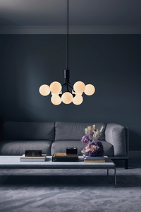 Apiales 9 Lysekrone Satin Black / Opal