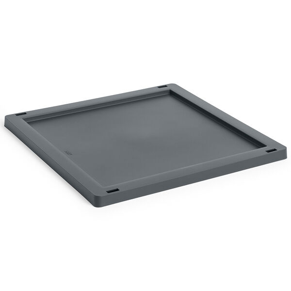 Colour Crate Plastic Medium Square / Cube Låg Charcoal