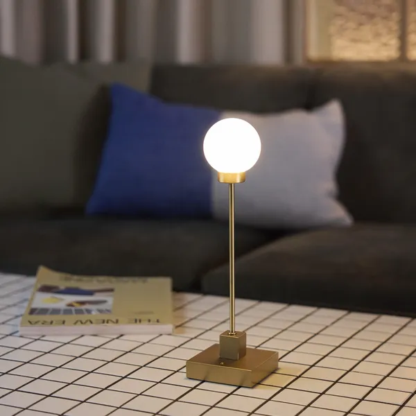 Snowball Transportabel Lampe Grey Beige