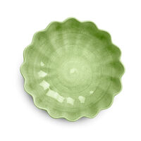 Oyster Skål 24 cm Grøn