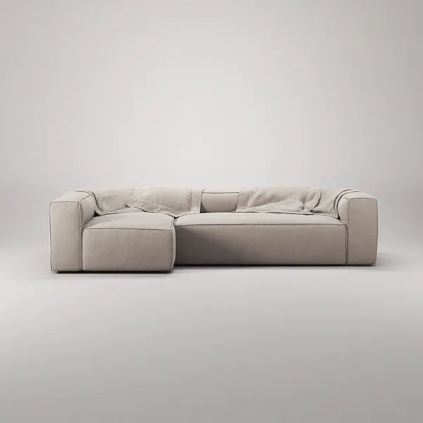 Grand Nelipaikkainen Sohva Divaani Vasen Sandshell Beige