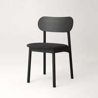 Elephant Stol Sort / Antracitfarvet Bouclé