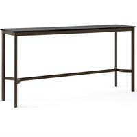 Drip HW61 Bardisk 50x190x95 cm Svart Laminat / Bronsefarget