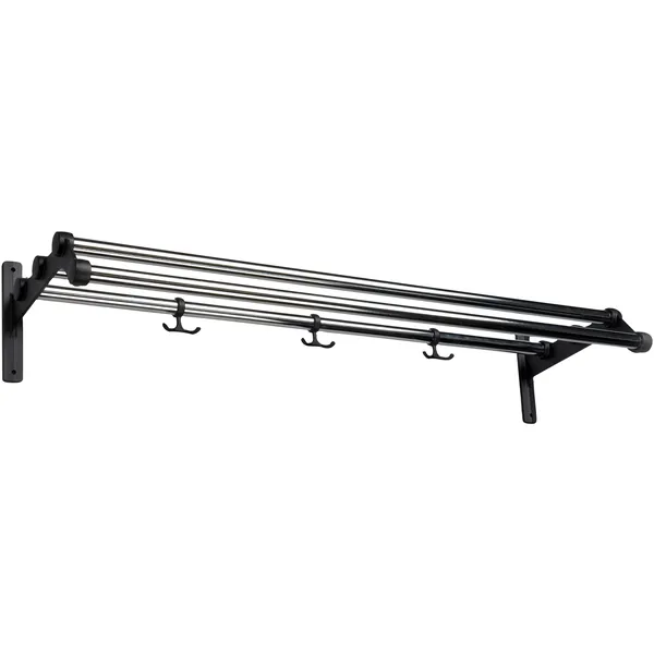 Nostalgi 291 Hatthylla 100 cm Svart / Krom