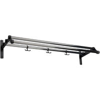 Nostalgi 291 Hatthylla 100 cm Svart / Krom