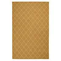 Diamond Dhurry Gulvteppe 184x280 cm Masala Yellow