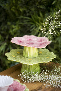 Maria Flor Cake Stand 36 cm Green