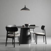 Elephant Stol Sort / Beige Breeze