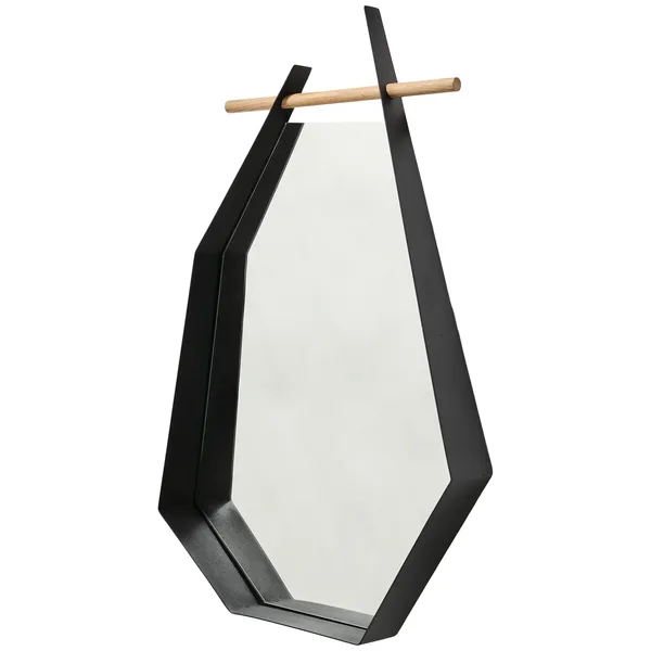 Edge Väggspegel 38x72 cm Svart