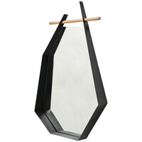 Edge Väggspegel 38x72 cm Svart