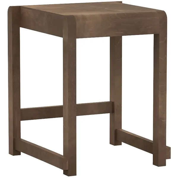 Low Stool 01 Stol Brun