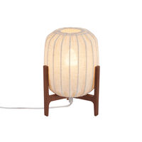 Prisma Mini Bordlampe Mørkt Egetræ / Naturlig