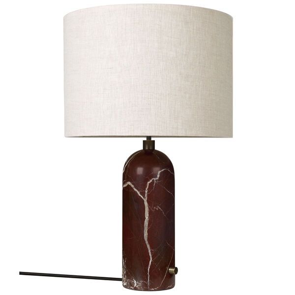 Gravity Table Lamp Big Maroon / Canvas
