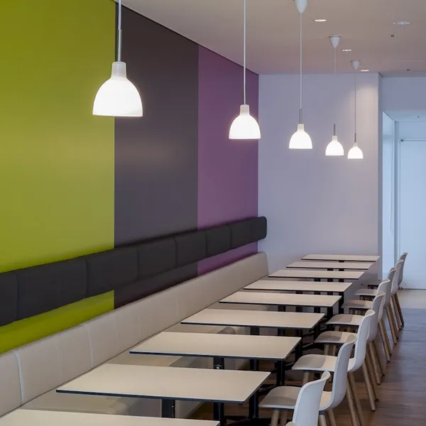 Toldbod pendant Loftslampe Ø155 33W QT V2 Hvid