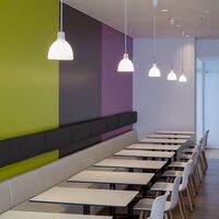 Toldbod pendant Loftslampe Ø155 33W QT V2 Hvid