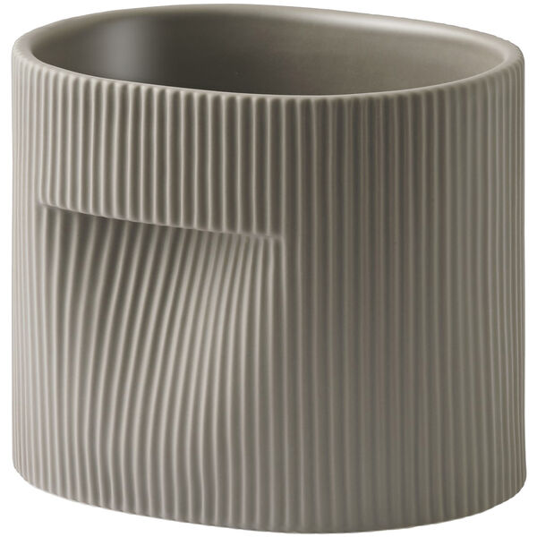 Ridge Krukke 15 cm Taupe