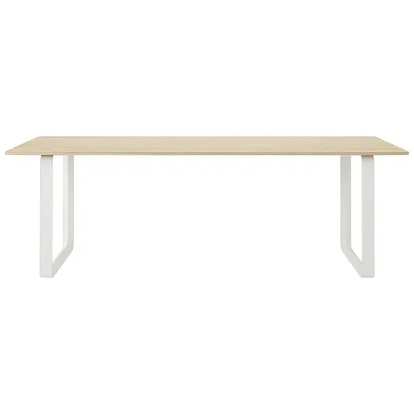 70/70 Bord 90x225 cm Egefiner / Hvidt