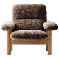 Brasilia Lenestol Natural Oak / Sheepskin Sahara