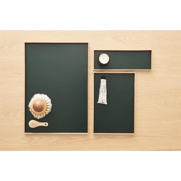 Frame Bricka Medium Rökt Ek/Beige