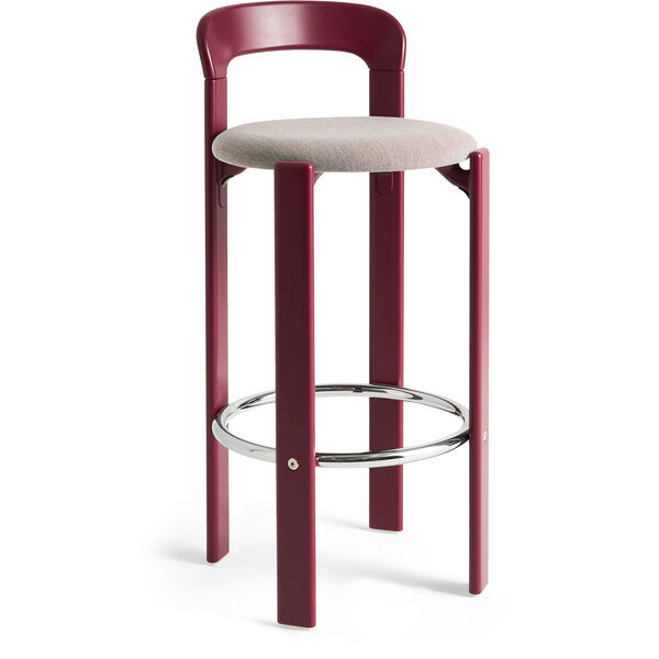 Rey Barstol Polstret 75 cm Grape Red
